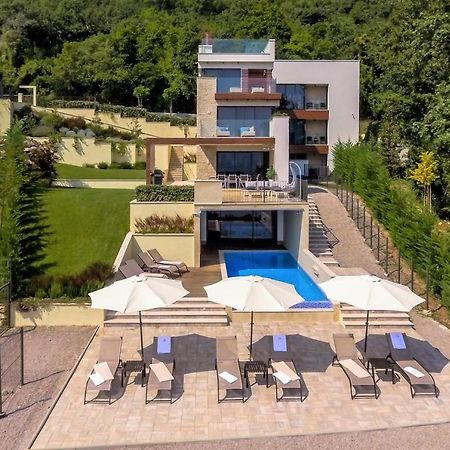 Villa Altavista - Seaview & Relax With Heated Pool & Minigolf Abbazia Esterno foto