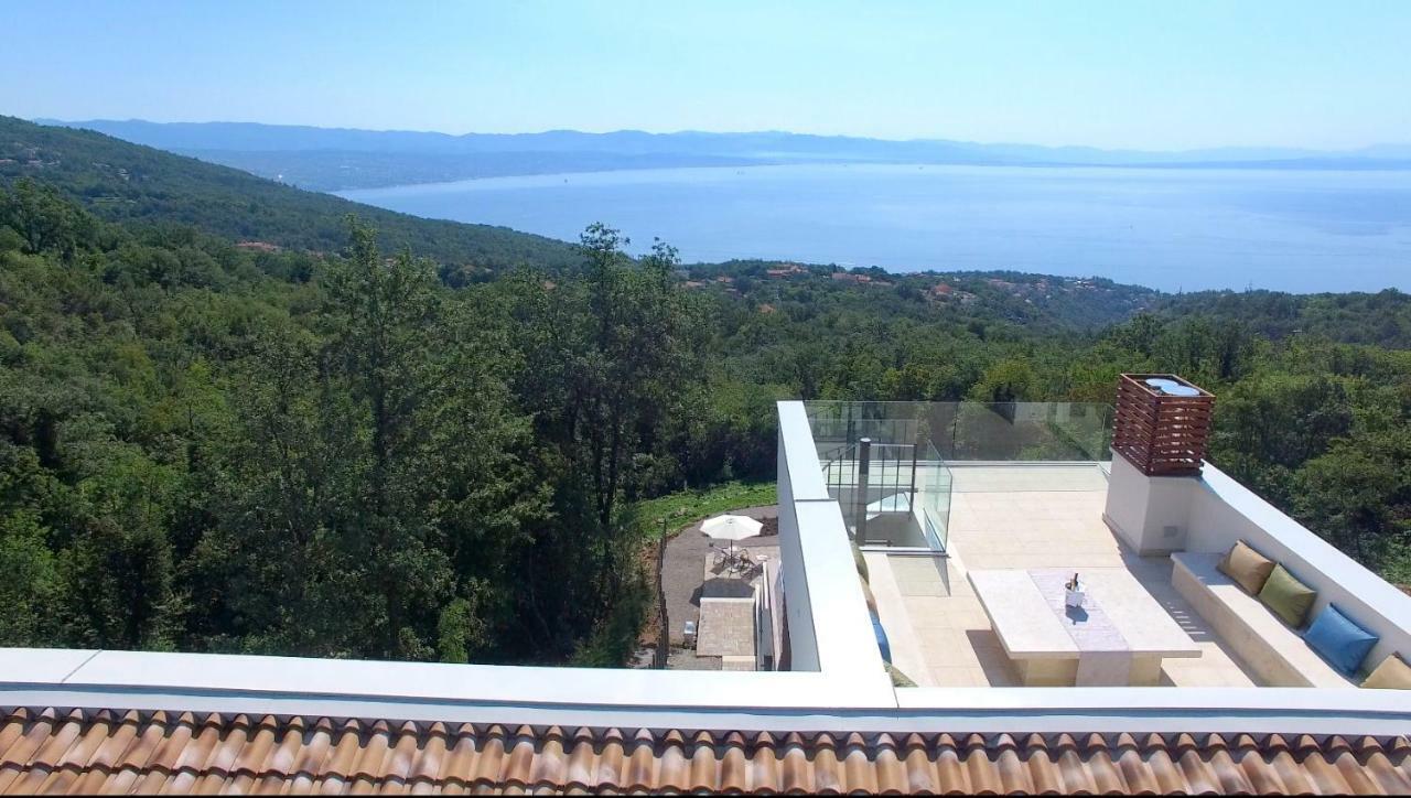 Villa Altavista - Seaview & Relax With Heated Pool & Minigolf Abbazia Esterno foto